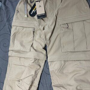 NIKE ACG SMITH SUMMIT ZIP. OFF CARGO PANTS CONVERT IN TO SHORTS SIZE M MEN $195